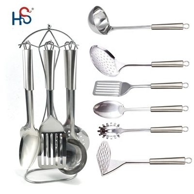 utensili in acciaio inossidabile set per cucina cucina OEM logo accessori metallici strumenti