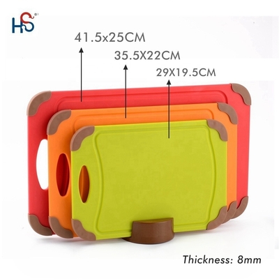 Piccole dimensioni 29x19.5cm Tavola da taglio per cucina sostenibile facile da pulire e di plastica
