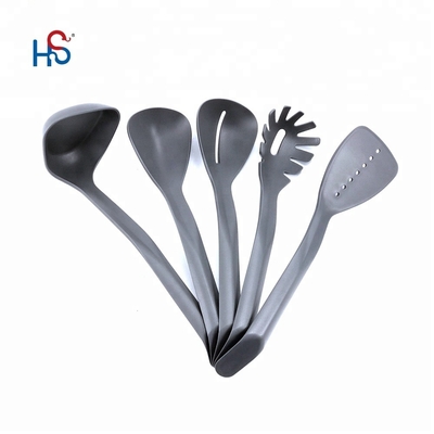 Set di utensili da cucina da nidificazione compatti da 5 pezzi utensili da cucina SS per cucinare senza problemi