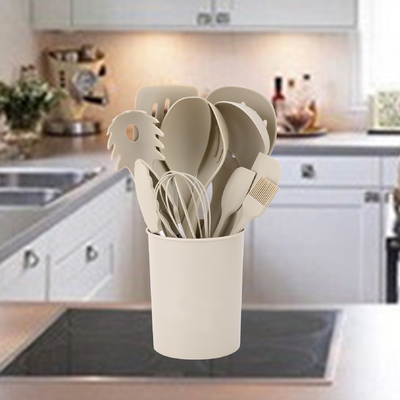 12 Pcs utensili da cucina utensili da cucina cucina Kit con maniglie di legno e ISO9001 approvato