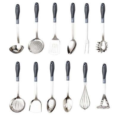 Apparecchi da cucina in acciaio inossidabile personalizzati Set con Turner e cucchiaio con cucchiaia