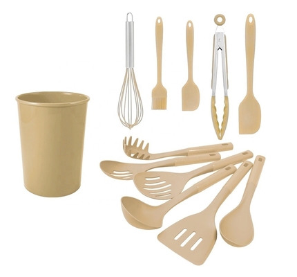 12 Pcs utensili da cucina utensili da cucina cucina Kit con maniglie di legno e ISO9001 approvato
