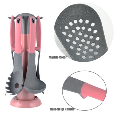 Baby Holiday Pink utensili da cucina Set utensili da cucina TPR PP Maniglia utensili da cucina unici