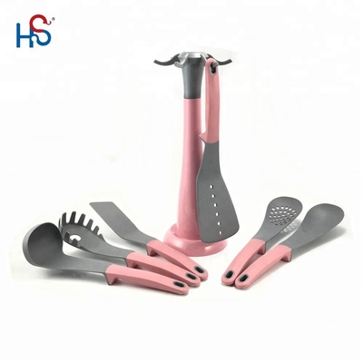 Baby Holiday Pink utensili da cucina Set utensili da cucina TPR PP Maniglia utensili da cucina unici