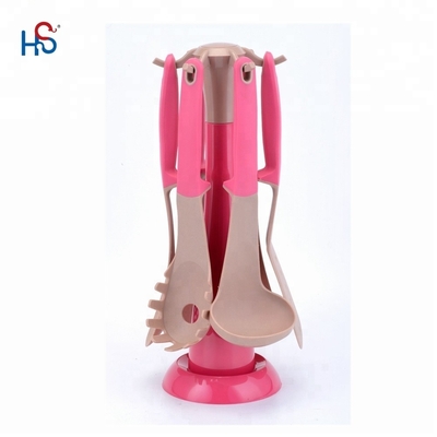 Baby Holiday Pink utensili da cucina Set utensili da cucina TPR PP Maniglia utensili da cucina unici