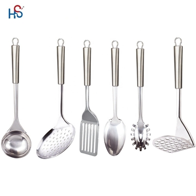 utensili in acciaio inossidabile set per cucina cucina OEM logo accessori metallici strumenti