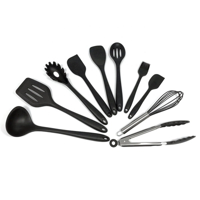 Set di cucina in silicone non appiccicoso Set di utensili da cucina a colori per cucina certificata ISO9001