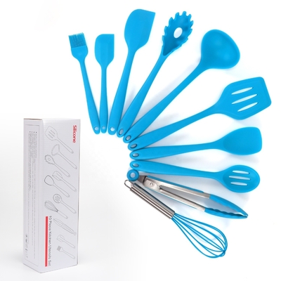 Set di cucina in silicone non appiccicoso Set di utensili da cucina a colori per cucina certificata ISO9001