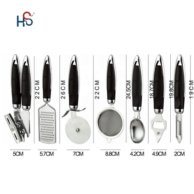 In acciaio inossidabile 430 ABS Manica Classic Design per gadget di cucina fresca e set di utensili da cucina