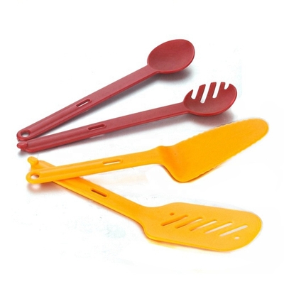 Testa elevata di utensili in nylon piccolo aiutante da cucina per cucina multifunzionale arancione