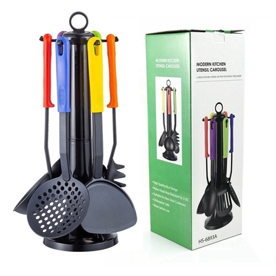 Apparecchi da cucina in nylon sostenibili per utensili da cucina domestici non appiccicosi in qualsiasi colore
