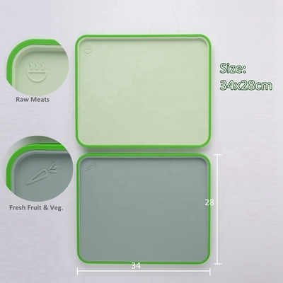 Home Cucina Set di tavola da taglio colorata codificata indicizzata con FOB Port Ningbo