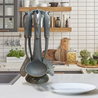 Set da cucina in acciaio inossidabile cucchiaio Turner a fessura per utensili da cucina