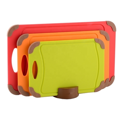 Tavola di taglio per indici di plastica personalizzata Magic Cook Tavola di taglio in plastica a 3 pezzi Colore