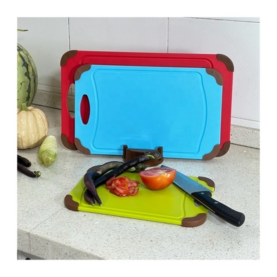 Tavola di taglio per indici di plastica personalizzata Magic Cook Tavola di taglio in plastica a 3 pezzi Colore