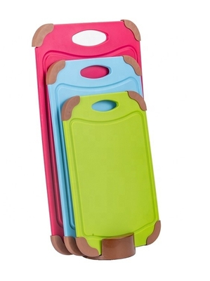 Tavola di taglio per indici di plastica personalizzata Magic Cook Tavola di taglio in plastica a 3 pezzi Colore