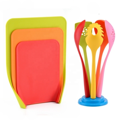 Tavola di taglio di plastica per cucina flessibile 3PCS per il taglio delle verdure 2021