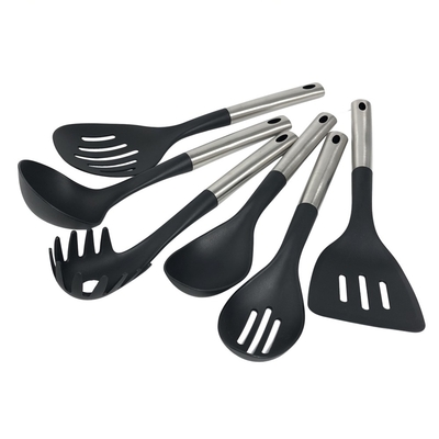 Apparecchi da cucina sostenibili Set di nylon Accessori da cucina Lata di nylon Skimmer Turner Cucchiai