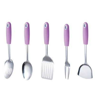 Custom's LOGO Colorato utensili da cucina in acciaio inossidabile Set per lo stile di design minimalista