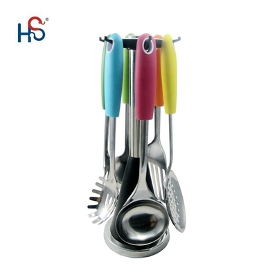 Custom's LOGO Colorato utensili da cucina in acciaio inossidabile Set per lo stile di design minimalista