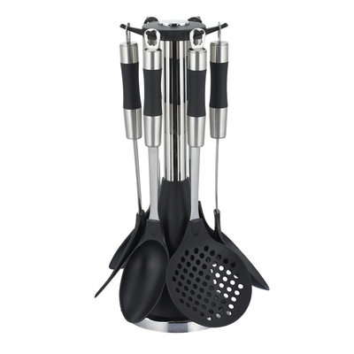 Logo personalizzato utensili da cucina Set Turner Sottocotto di zuppa a fessura Set utensili da cucina