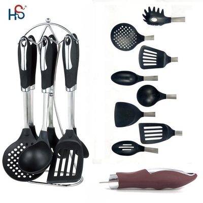 Sostenere gli utensili da cucina sostenibili Set maniglia di legno Strumenti e gadget da cucina 2022