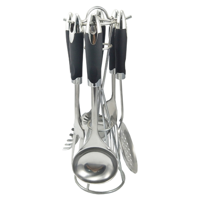 Sistema di utensili in acciaio inossidabile ABS sostenibile per accessori da cucina in cucina