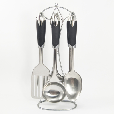Sistema di utensili in acciaio inossidabile ABS sostenibile per accessori da cucina in cucina