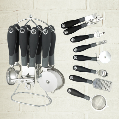 Set di 8 pezzi di utensili da cucina in acciaio inossidabile utensili multifunzione per cucinare
