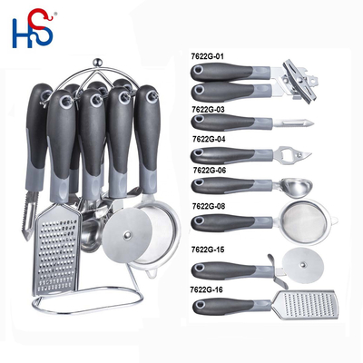 Set di 8 pezzi di utensili da cucina in acciaio inossidabile utensili multifunzione per cucinare