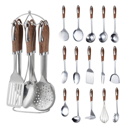 Set di gadget da cucina a colori marmorei per utensili da cucina alimentari