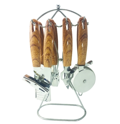 Strumenti da barbecue durevoli Set utensili da cucina ad alta temperatura a 210 gradi