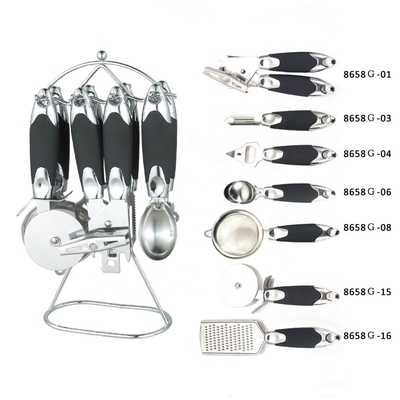 Accessori di cucina ecologici Set di plastica durabile in 7 pezzi per cucina funzionale