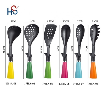 Strumenti da cucina antiaderenti Set utensili in nylon da 7 pezzi per un'esperienza di cucina senza sforzo