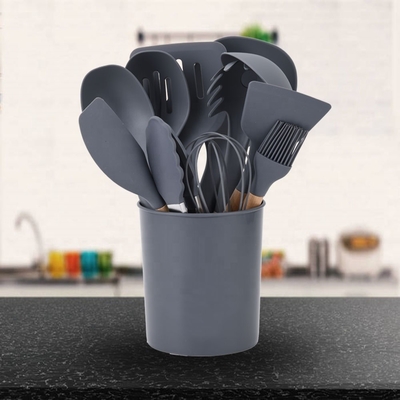 Esperienza la migliore cucina con silicone utensili da cucina Set e manico di legno
