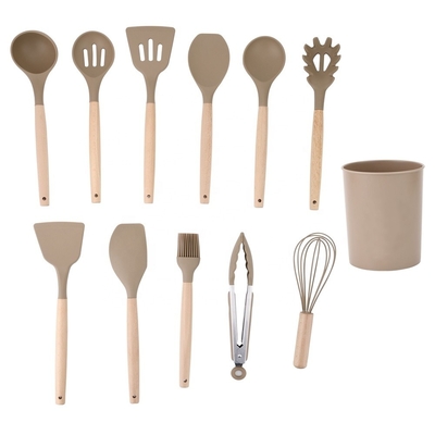 Apparecchi da cucina in silicone Set utensili da cucina antiaderenti per cuochi domestici e professionisti