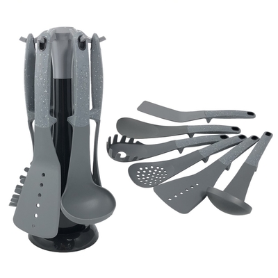 Accessori da cucina con supporto rotante e maniglia in nylon ABS utensili da cucina non appiccicosi