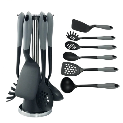 Set di utensili da cucina resistenti al calore di 6 pezzi di nylon 66 antiaderente per cucinare senza problemi