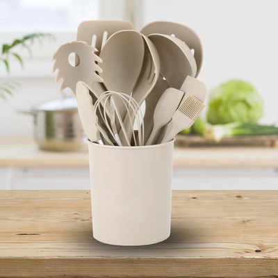 Stampa in seta o logo con graffiti 12 PCS utensili da cucina in silicone con porta plastica