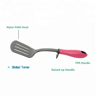 Set di utensili da cucina colorati in nylon di plastica per elettrodomestici domestici