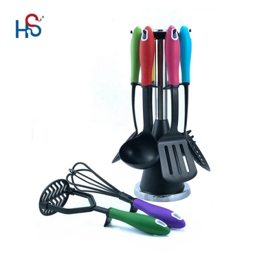 Set di utensili da cucina colorati in nylon di plastica per elettrodomestici domestici