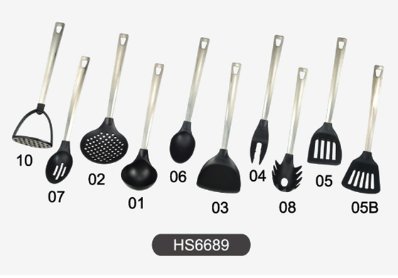 Apparecchi da cucina Set di utensili di nylon Set di cucina Articoli da cucina per uso domestico Accessori da cucina