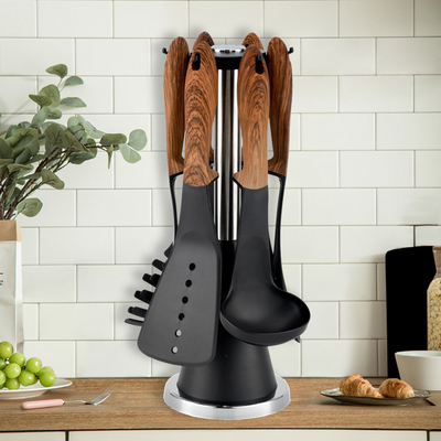 Prodotti alimentari utensili da cucina ecologici utensili non appiccicosi con cucchiai resistenti al calore