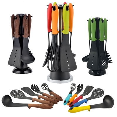 Prodotti alimentari utensili da cucina ecologici utensili non appiccicosi con cucchiai resistenti al calore