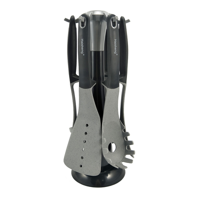Apparecchi da cucina non appiccicosi Set con porta 7 pezzi e resistente al calore fino a 480 ° F