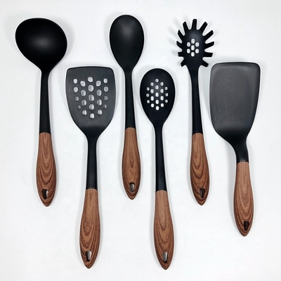 Apparecchi da cucina antiaderenti Set di 6 con spatola resistente al calore/pallone/tornitore a fessura