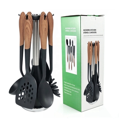 Miglior set di utensili da cucina 7PCS di nylon sostenibile e utensili da cucina personalizzati