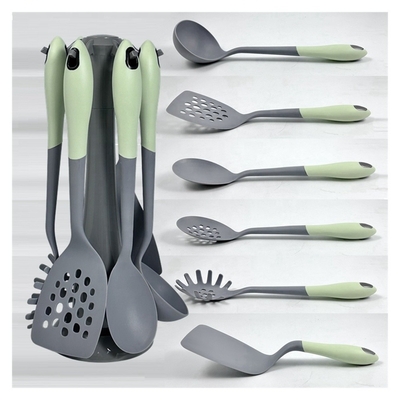 Miglior set di utensili da cucina 7PCS di nylon sostenibile e utensili da cucina personalizzati