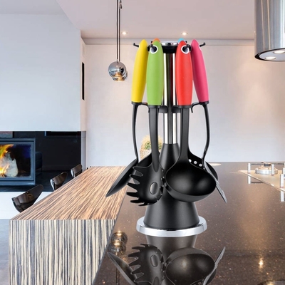 Set di utensili da cucina in nylon per cucina a casa Cucchiai Turner Skimmer Spatula Pasta Server