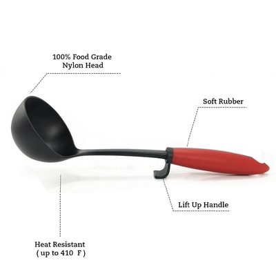 Set di utensili da cucina in nylon per cucina a casa Cucchiai Turner Skimmer Spatula Pasta Server